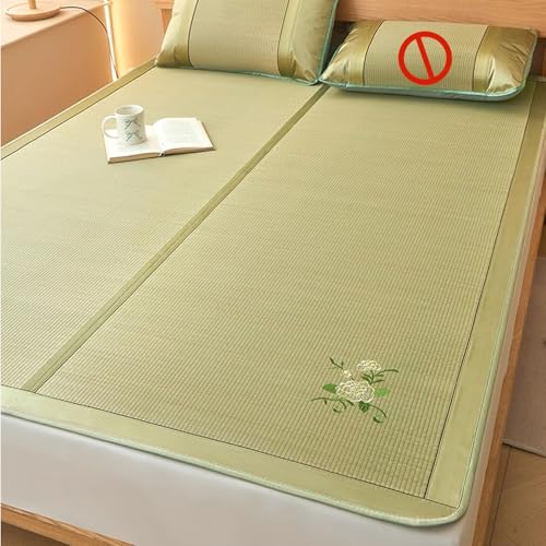 Sommer-Kühlmatte, tragbar, faltbar, Strohmatratze, atmungsaktiv,...