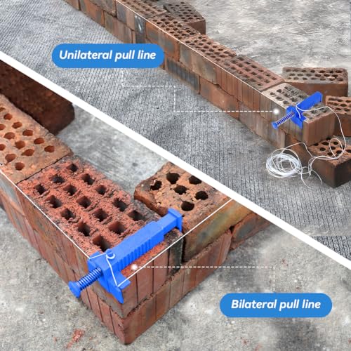 Atyhao 2PCS Brick Liner Runner Wire Drawer Bricklaying Tool Leveling Measuring Tool Engineering Accessory Masonry Tools(#1) - Image 3