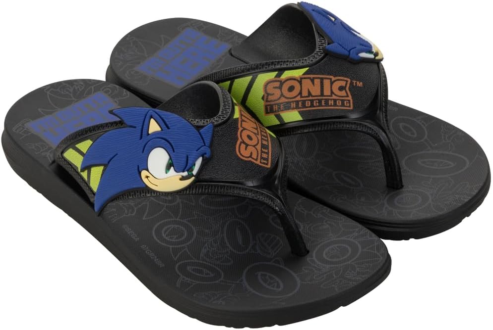 Chinelo Infantil Menino Grendene Kids Sonic Rings Dedo em promoção! Veja a oferta e mais achadinhos de Sandálias & Chinelos Infantis Hoje é o melhor dia para comprar Chinelo Infantil Menino Grendene Kids Sonic Rings Dedo com aquele preço maroto! Promoção! Aproveite a oferta!