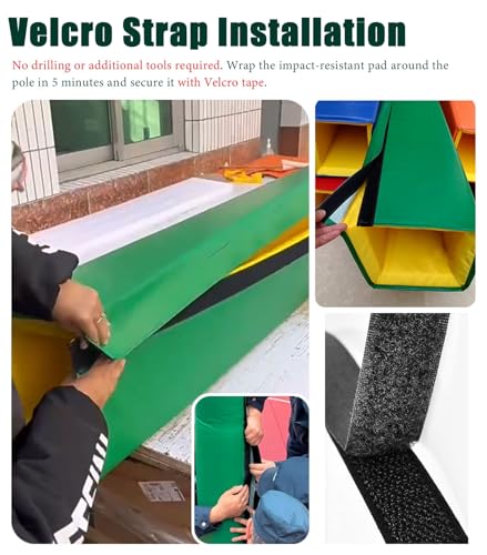 Crash Cushion Pads do palo quadrato ochronne UV do kortu