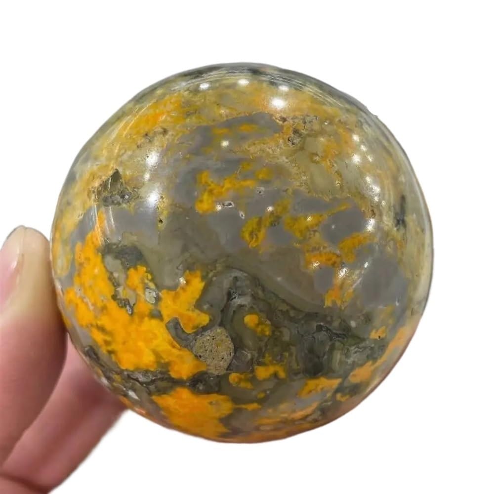 HSMQUBDBX Stone Crystal Ball Quartz Gift(Size:60-65mm)