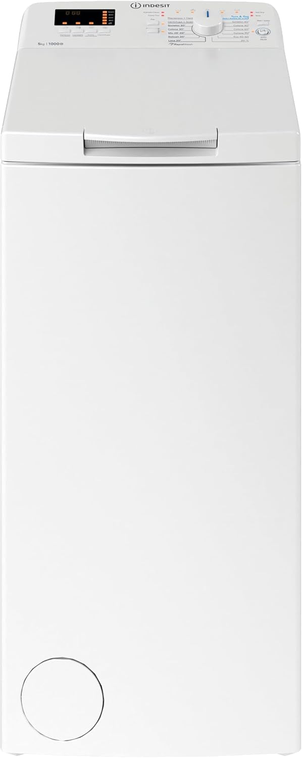 Indesit BTW S50400 IT/N Top-Load Washing Machine front view