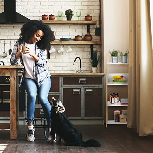 Relaxdays Scaffale da Bagno, in bambù e MDF, HLP