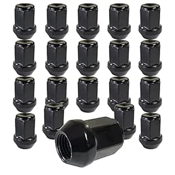 Wielmoeren set ROOD M12x1.5 hoogte 45 mm 20 stuks en sleutel