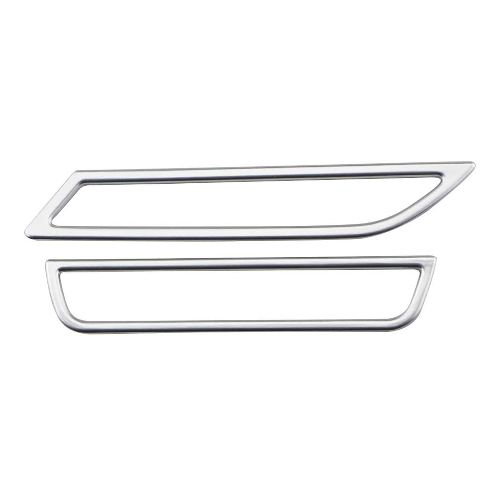 for VW for Golf 7 7.5 MK7 MK7.5 LHD 2013-2019 2Pcs Car AC Air Outlet Vent Trim Stickers Cover Auto Parts(Abs Chrome)