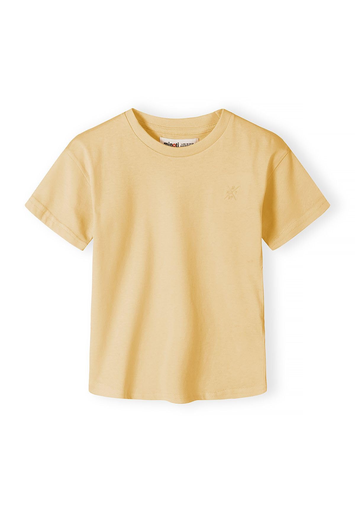 Minoti Jungen T-Shirt 7er Pack Baumwolle Kinder Basic Shirts mit Rundhalsausschnitt Set