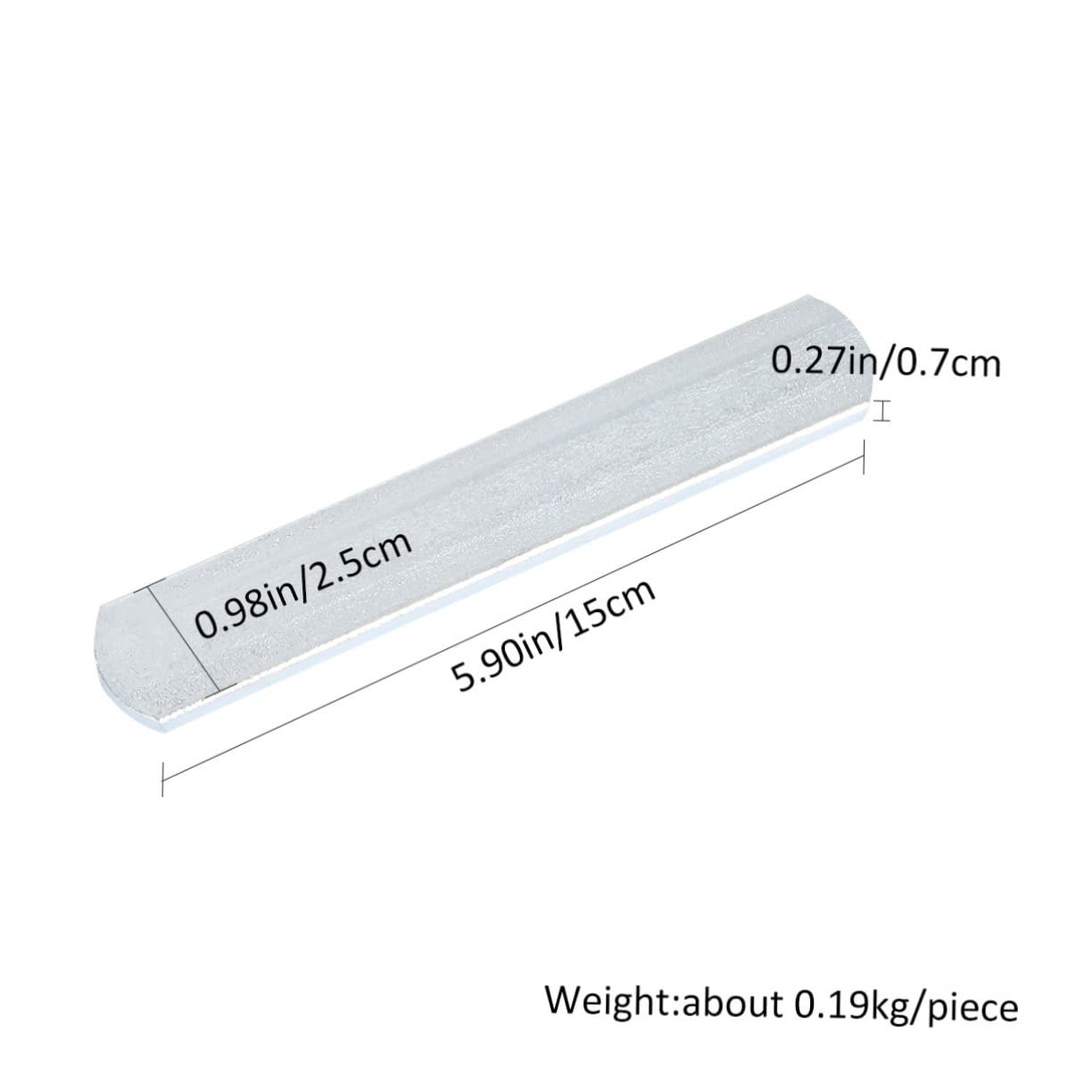 FOYTOKI Weighted Steel Strips Fitness Accessories Weighted Vest Running Stainless Steel Iron Bar Duty