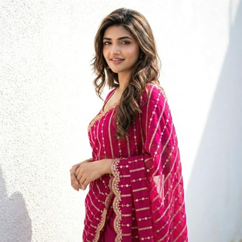 Image of Amazon Brand - Tavasya Womens Saree