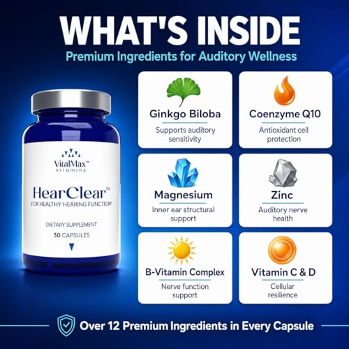 Vitalmax Vitamins HearClear Supplement