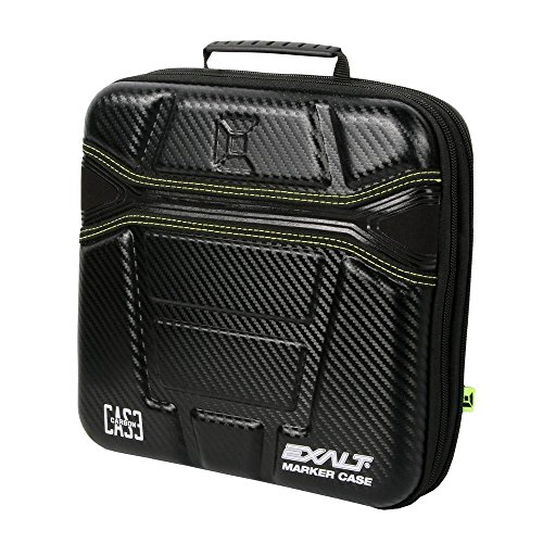Exalt Paintball Carbon Series Marker Case Gun Bag - Black Lime