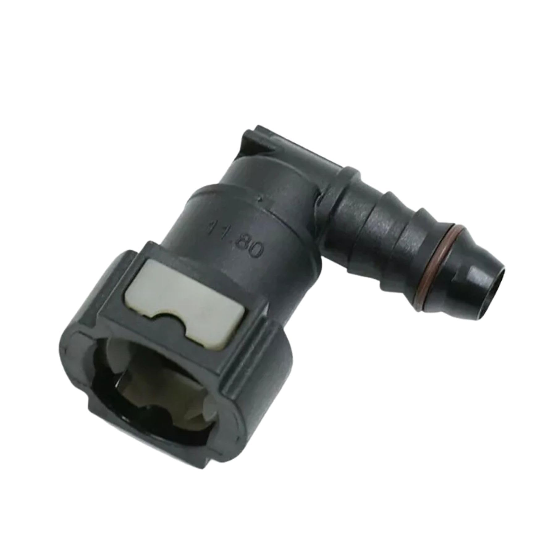 11.80 ID8 Angled Quick Release Fuel Line Hose Connector Universal
