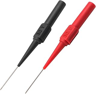 2PCS Insulation Wire Piercing Probes, Back Probes Non-Destructive Pin, Bendable Wire Piercing Needle, Automotive Diagnostic Test Repair Tools for Car Electrical and Multimeter Testing