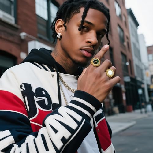 jewelrywe men women finger watch stretchy band elastic round simple dial quartz ring watches for halloween