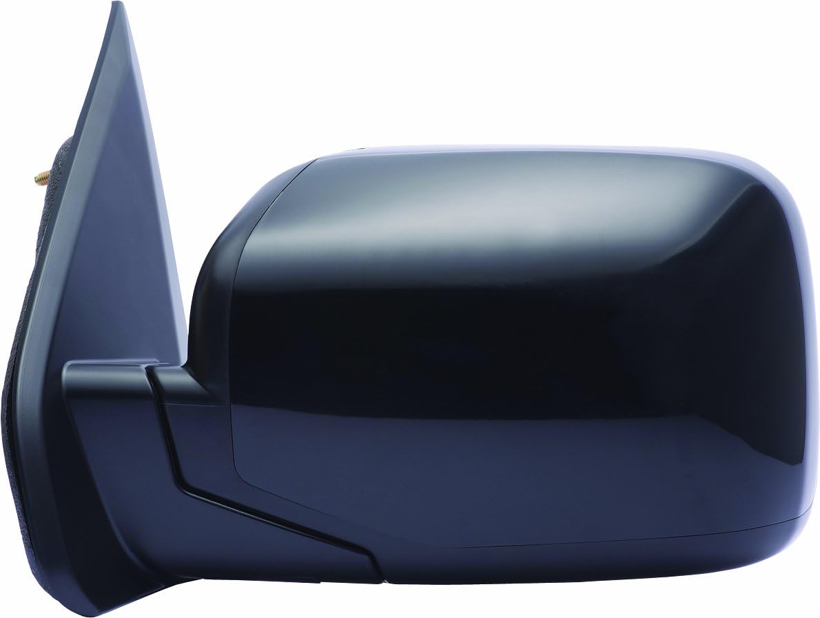 Fit System 63034H Honda Pilot Driver Side Replacement Flat Mirror, Textured Black and PTM Cover