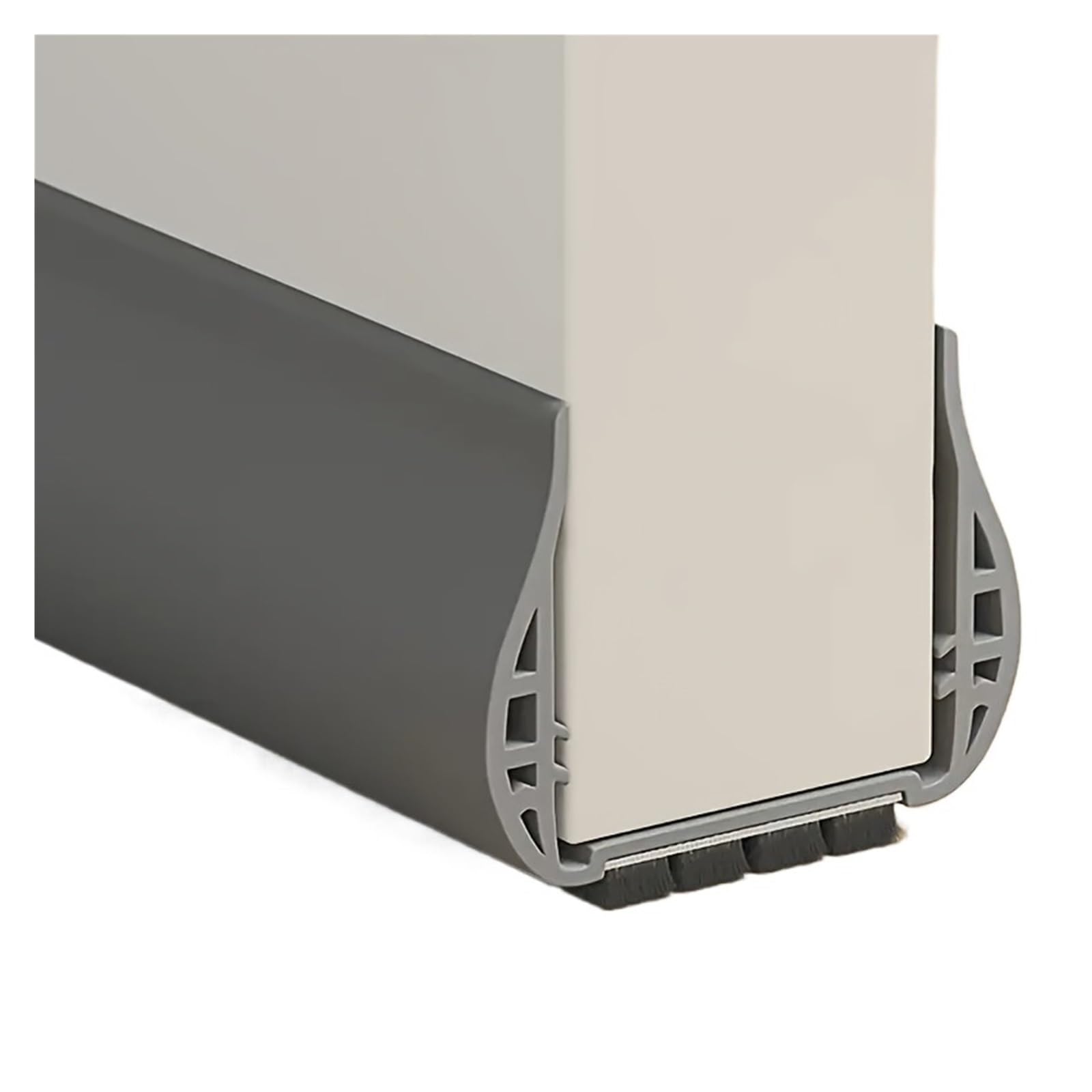 Draft Excluder For Doors 1PC Door Bottom Sealing Strip And Noise Insulation Flexible Weather Stripping Draft Guard Insulator Windproof Sealing Strip(Gray)