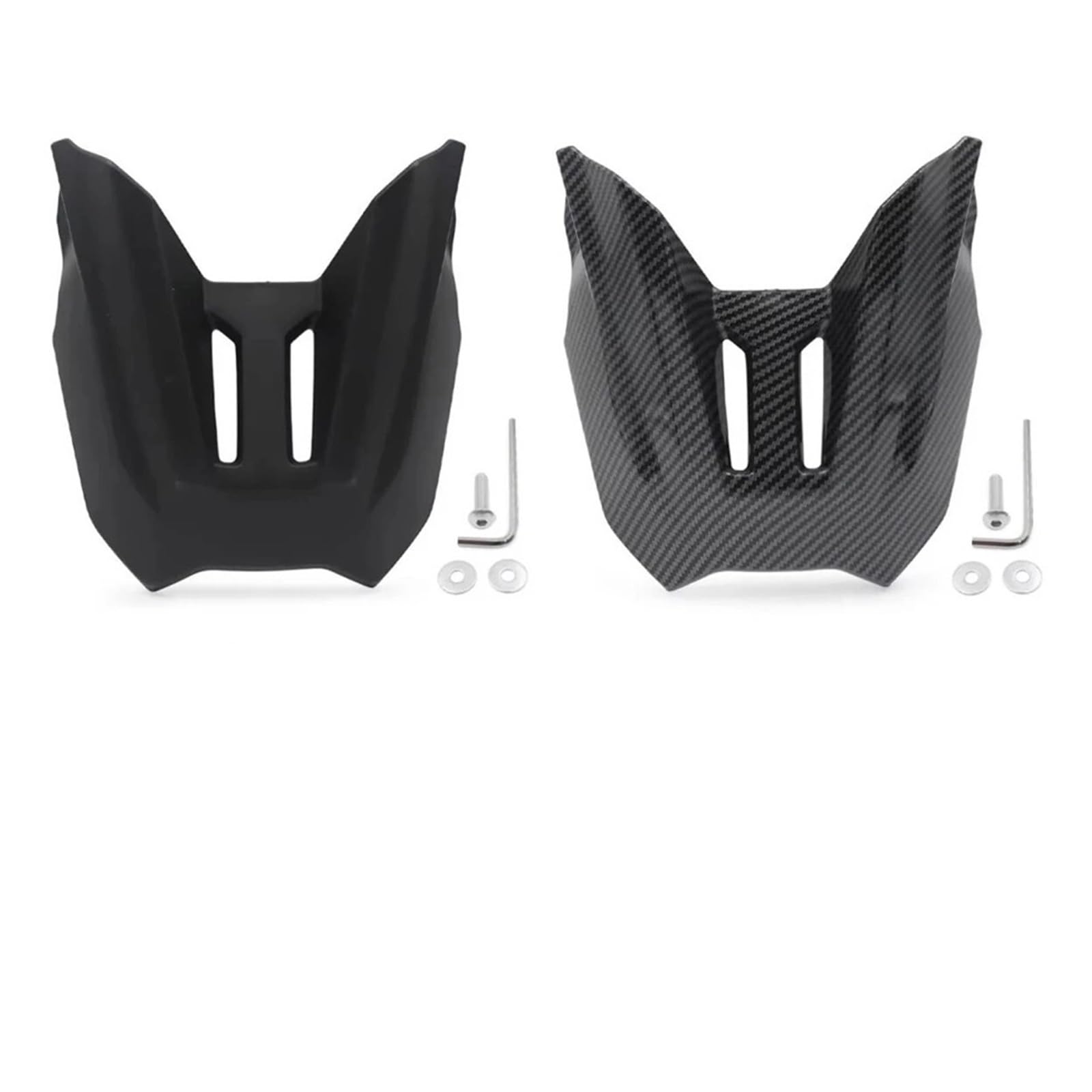 Parafango moto Per accessori per carenatura Per moto Per Voge Estensione anteriore Copri frecce a becco prolunga per ruota(Nero)