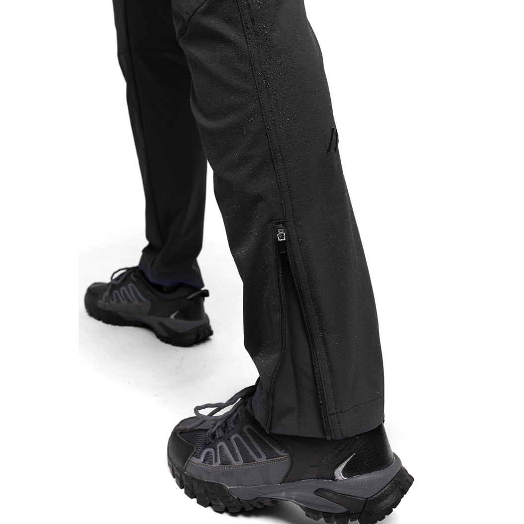 Maier Sports Inara Slim Zip, Damen Wanderhose, Wasserabweisende Hose für Trekking und Hiking, Enganliegender Schnitt, Zipp-Off-Funktion, PFC-frei, mSTRETCH pro 4 & Dryprotec