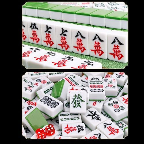Set Chino de Mahjong 144 piezas para viaje miniatura 3