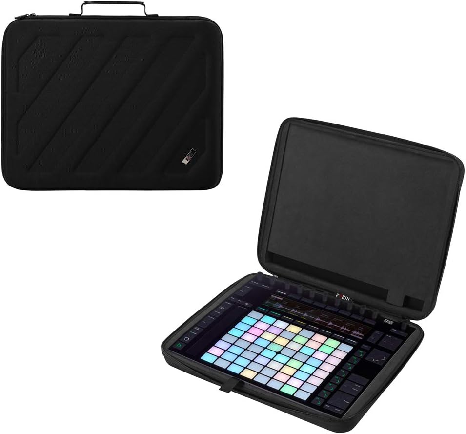 BUBM Portable Hard shell EVA Case Compatible For Ableton Push 2 Controller,Travel Carrying Protective Storage Bag For AP2