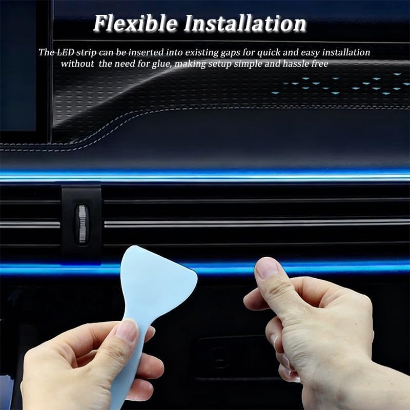 Luces led Coche Interior para Audi RS3 2011–2025 | 8M Multicolor Iluminación Ambiental, Tira de Luces LED para Interior de Coche con Control Remoto