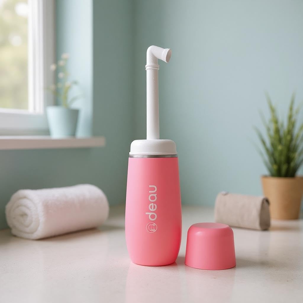 Portable Bidet, Intimate Hygiene, Postpartum, Alutions, (Pink), 400ml - Image 2