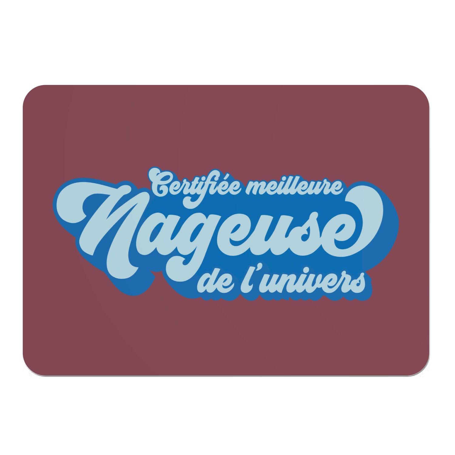 Napperons rouge piscine lot de 4 sets de table souples en liège pour repas de natation