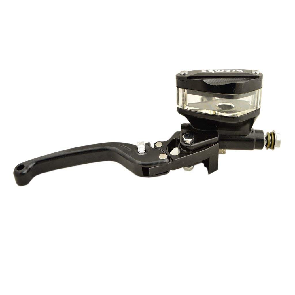 visionrabbitPremium Universal CNC Motorcycle Brake Clutch Lever Master Cylinder Pump DeHolder_26