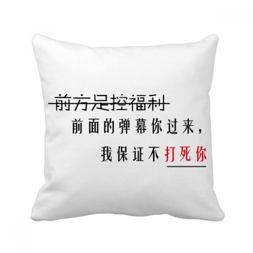 Coussin Oreiller 40x40cm Silhouette Fête Foraine Multicolor Housse Déco Canapé Accueil