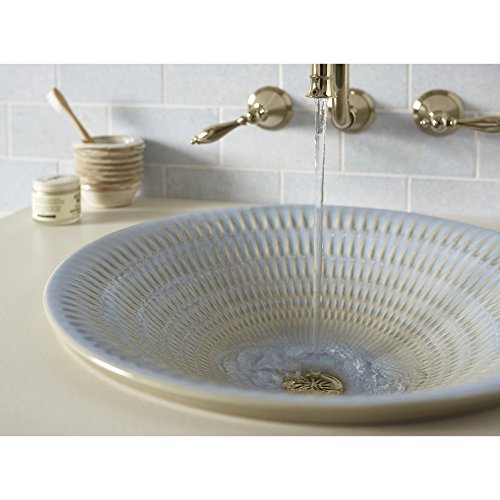 Kohler K-17890-Rl-Rb3 Artist Editions Derring Design On Round Carillon Wading Pool Bathroom Sink, Bluestone Rutile #TOP7