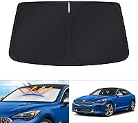 Vista 102 de KUST Parasol para parabrisas para BMW X1 F48 2016, 2017, 2018, 2019, 2020, 2021, 2022, accesorios de ajuste personalizado, parasol plegable