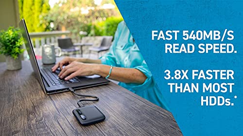 Crucial X6 500GB CT500X6SSD9 Draagbare SSD – Tot 540MB/s – USB 3.2 – Externe Solid State Drive, USB-C - Image 4