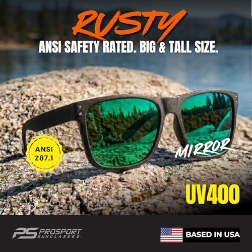 Image of proSPORT Aviator Big & Tall Sunglass Mens Oversize Extra Large & Wide Fit Polarized Available