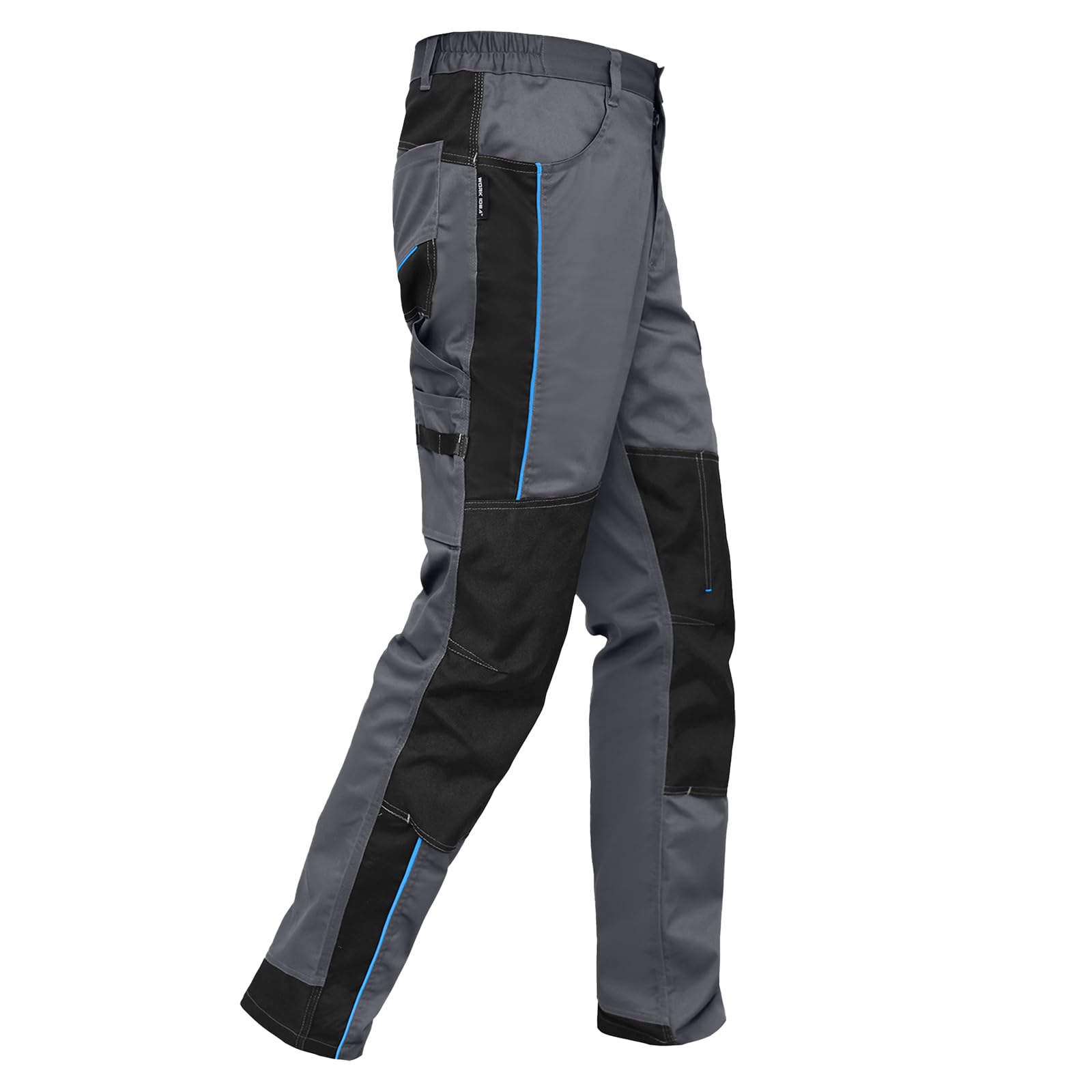 WORK IDEA Herren Stretch-Arbeitshose mit zahlreichen Taschen und Werkzeugtaschen - 5