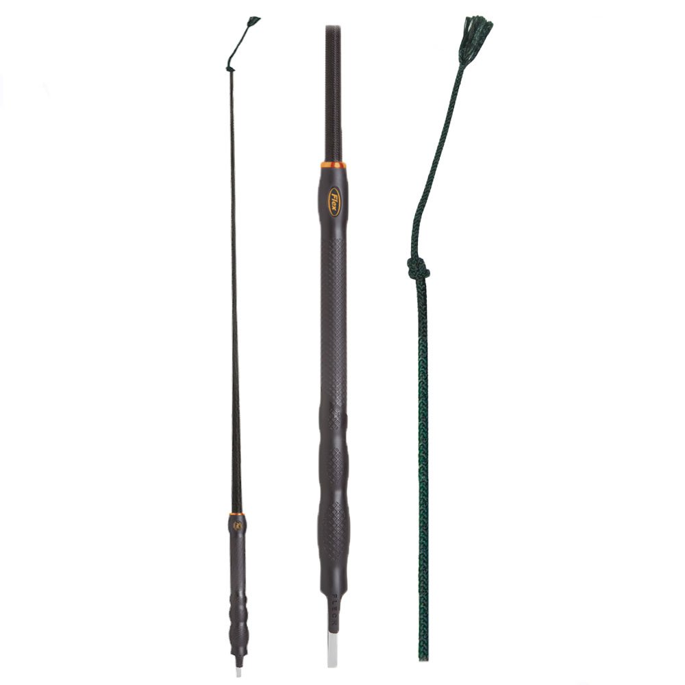 Fleck Reitgerte Triple Flex Triple Griff Größe/Farbe 130cm / schwarz