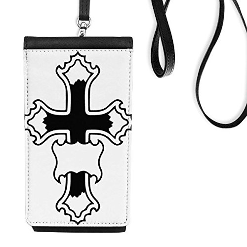Sac téléphone Sainte-Croix noire pour protéger votre mobile avec style