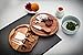 PICNIC TIME Disney Ratatouille Acacia Brie Cheese Board & Knife Set, Charcuterie Board with Swivel Tool Drawer, Premium Wood Cutting Board, Perfect Disney Gift for Entertaining, (Acacia Wood)