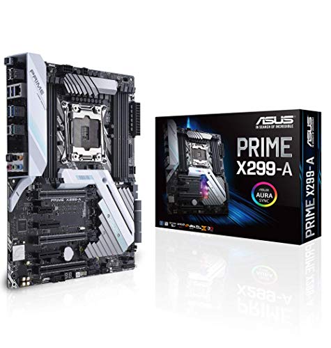 Asus 90MB0U40-M0EAY0 Motherboard Prime - Intel X299 Chipset, Intel Core X-Series Processors Family on LGA 2066 Socket schwarz