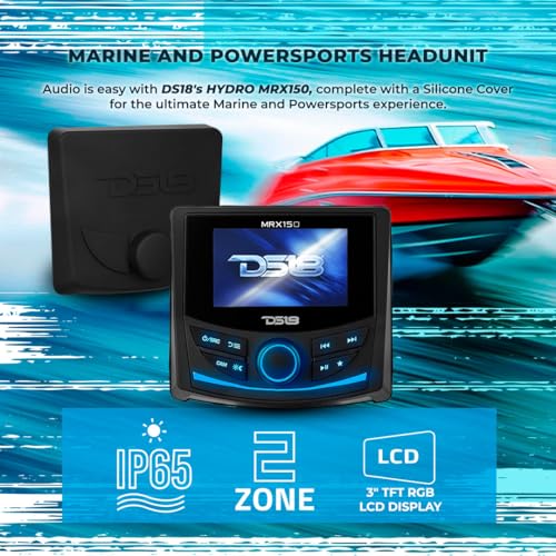 Reproductor DS18 MRX150 con pantalla de 3” para usos marinos y deportivos miniatura 2