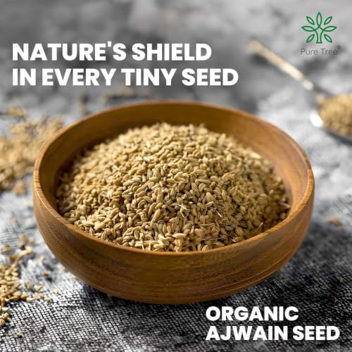 Image of Pure Tree Certified Organic Carom Seeds | 10 Kg / 10000 g | Ajwain Seeds | Omam | Vamu | Ajowan | Ayamodakam Seeds Rich In Antioxidants
