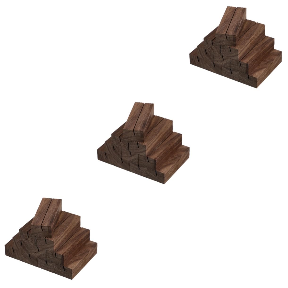 IMIKEYA 36piezas Soporte De Tarjetas De Madera para Mesa De Base De Madera Rústica para De Mesa Menús y para Bodas Restaurantes