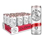 White Claw Hard Seltzer Raspberry 12 x 330ml Cans 4.5% ABV