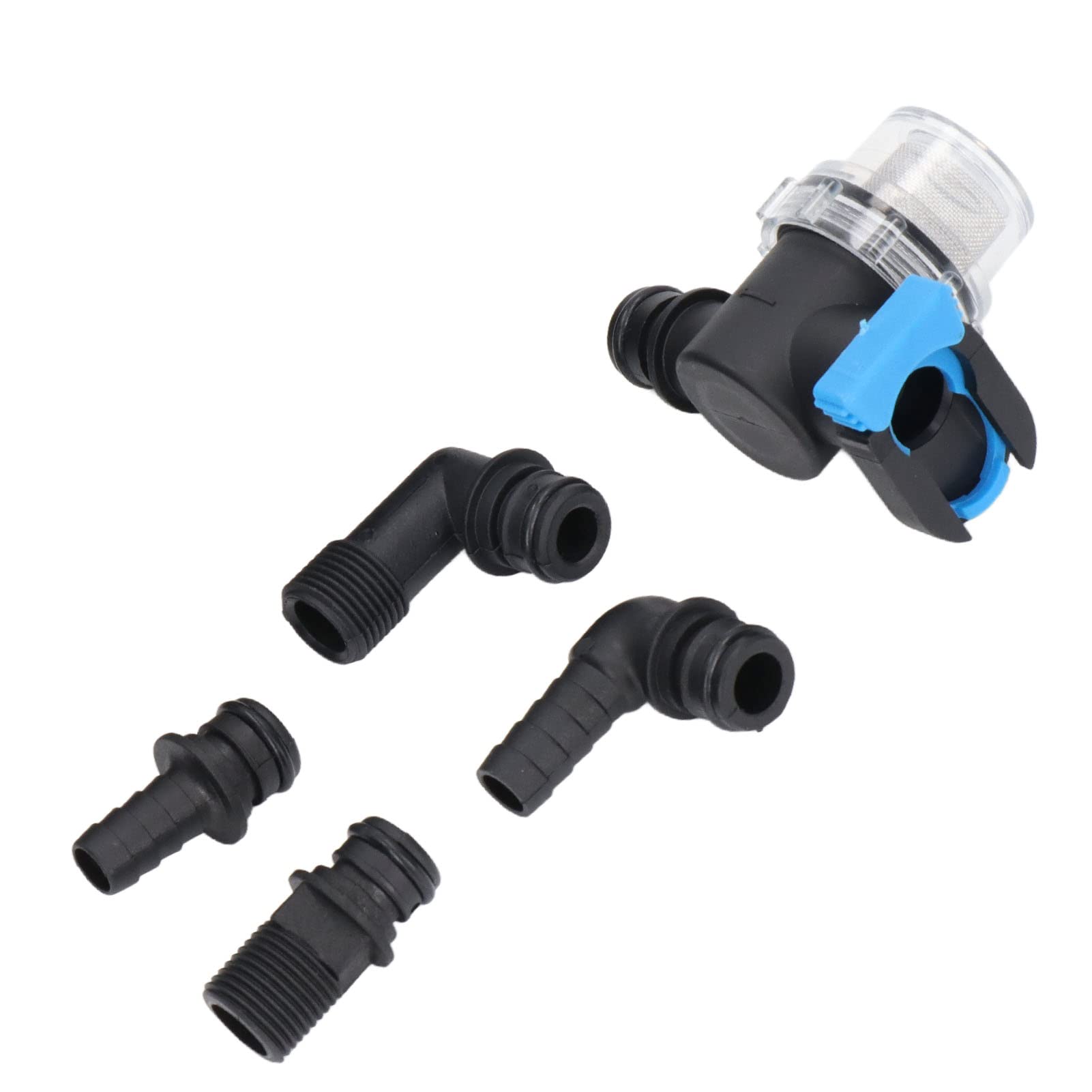 PolyGen Micro bomba de diafragma de aire 12 V 60 W, 17 PSI 2,7 GPM, bomba de agua de alta presión autocebante con puerto de 1/2 pulgada para sistemas de lavado de vehículos y