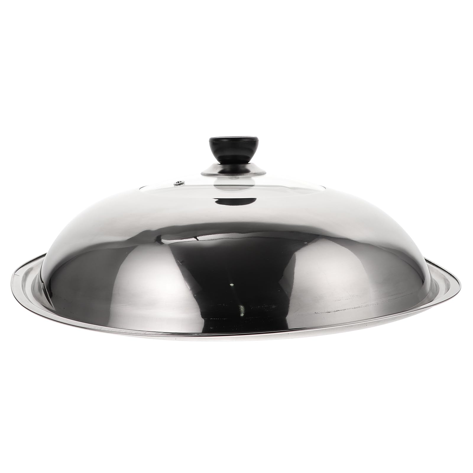 Couvercle en acier inoxydable de qualité supérieure texture élégante pour casserole et wok
