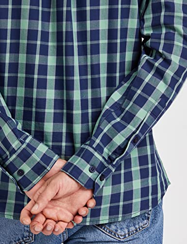 Image of Amazon Brand - Symbol Men's Cotton Checkered Regular Fit Casual Shirt
