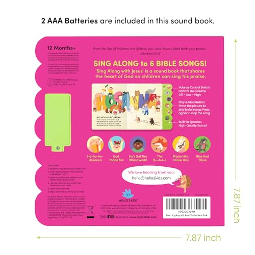 Image of Sing Along with Jesus Sound Book: My Child's First Book of Praise