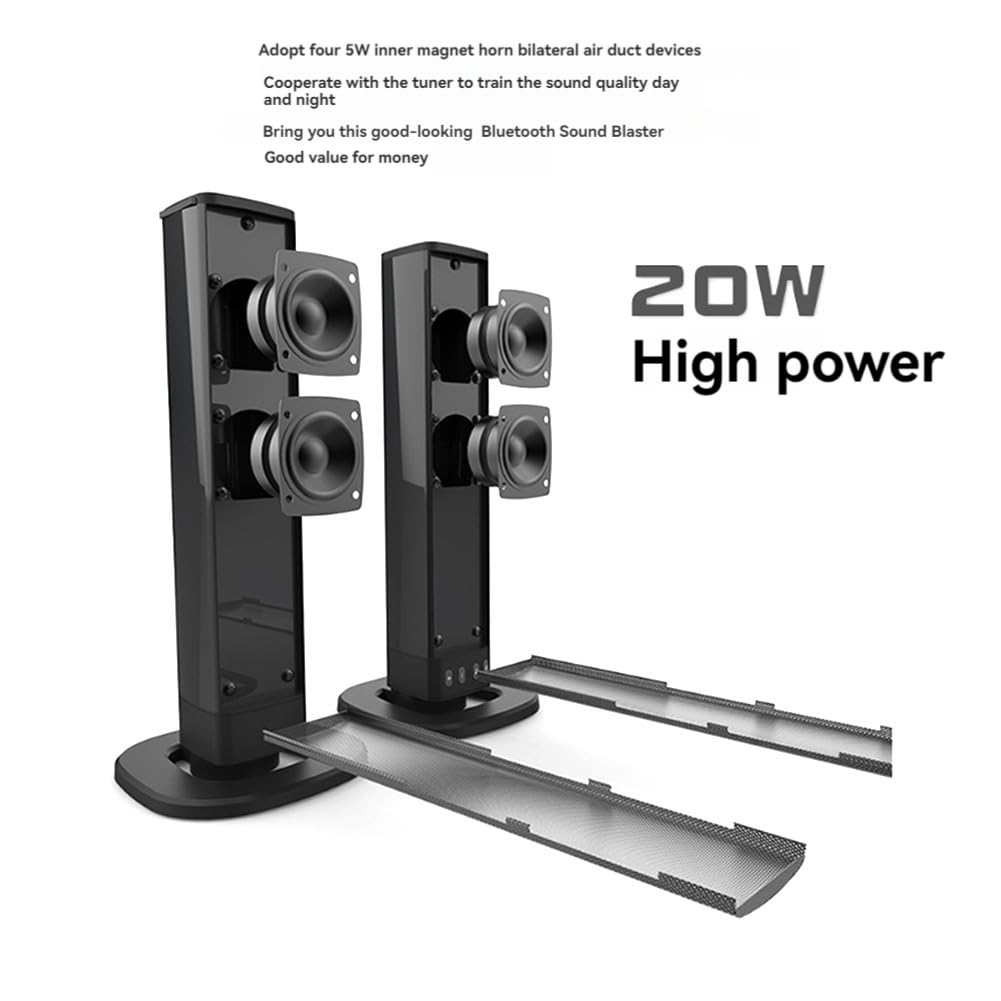 Soundbar PC Gamer Subwoofer Składany głośnik Bluetooth Przenośny Rozdzielacz do domowego Soundbar