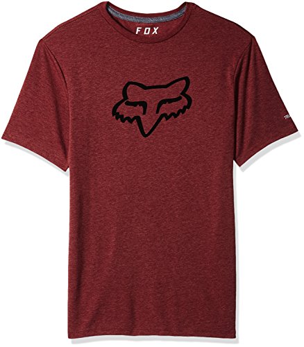 Fox Tournament Ss Tech Tee Heather Burgundy
