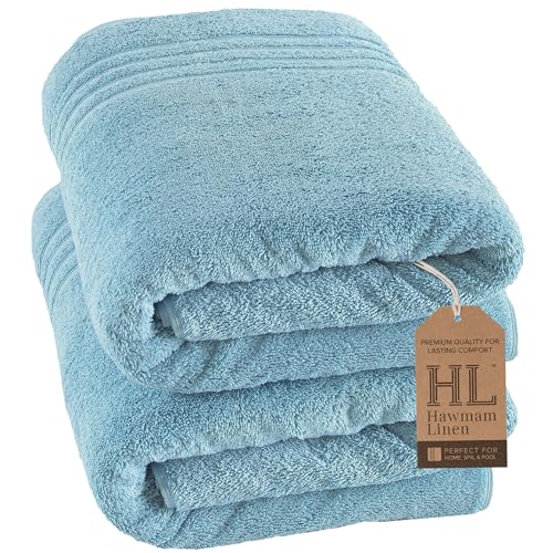 Image of Hammam Linen Jumbo Large Bath Sheets