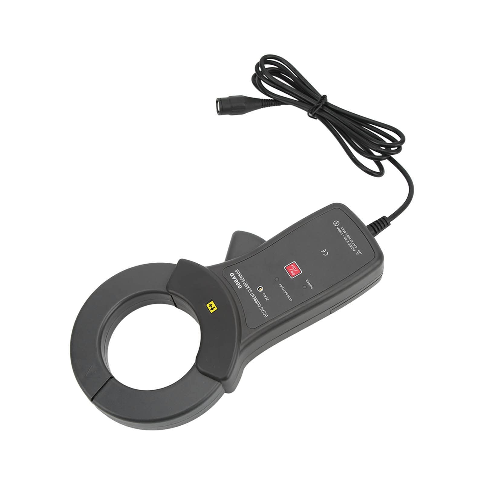 Hyuduo ETCR068AD Cęgowy Przekładnik Prądowy AC DC, Czujnik Halla do Przemysłowych urządzeń Sterujących, Zakres 1500 A z Wyjściem BNC do Analizy Jakości Energii w Kolei Dużych Prędkości