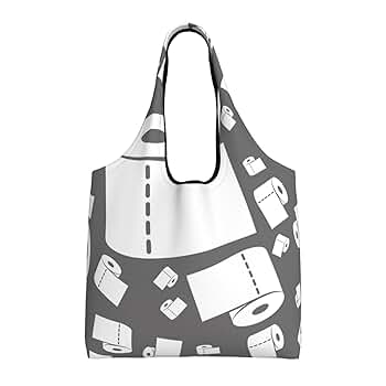 トイレットペーパーが横に入る・ハンドメイド・エコバッグ大・巾着付き・水に強い生地 トイレットペーパーが横に入る・ハンドメイド・エコバッグ大